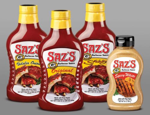 Saz’s BBQ Product Packaging