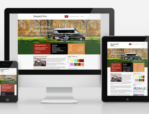 Milwaukee RV Show Landing Page