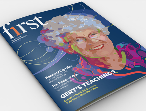 F1RST Magazine Design and Illustration